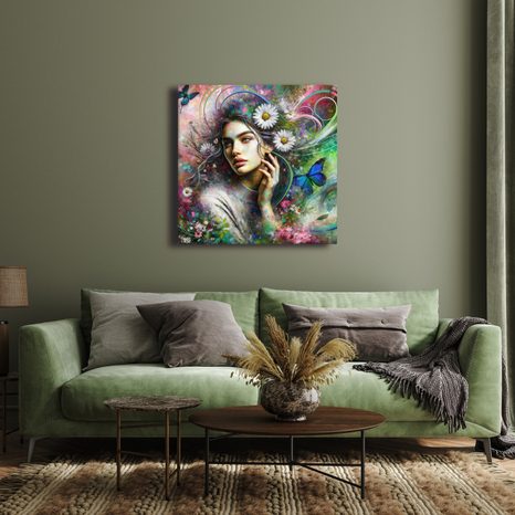 OBRAZ SNOVÁ KRÁSA PŘÍRODY - OBRAZY ŽENY - OBRAZY