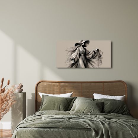 OBRAZ MÓDNÍ SILUETA ŽENY - OBRAZY ŽENY - OBRAZY