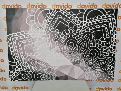 ΣΤΟΙΧΕΊΑ ΕΙΚΌΝΑΣ MANDALAS ΣΕ ΑΣΠΡΌΜΑΥΡΟ - ΠΊΝΑΚΕΣ ΑΣΠΡΌΜΑΥΡΕΣ - ΠΊΝΑΚΕΣ