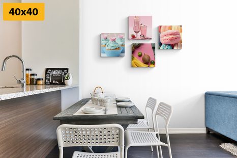 SET OBRAZŮ PRO MILOVNÍKY SLADKÉHO - SESTAVY OBRAZŮ - OBRAZY