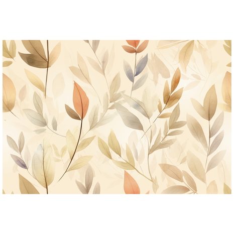 SAMOLEPIACA TAPETA JEMNÉ MINIMALISTICKÉ LISTY - SAMOLEPIACE TAPETY - TAPETY