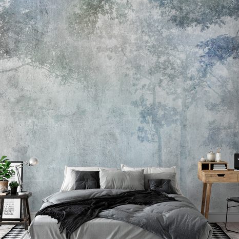 SELF ADHESIVE WALLPAPER MISTY FOREST IN AN INTERESTING DESIGN