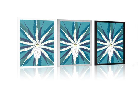 POSTER FRAU IN DER WELT DER BLÄTTER - MOTIVE AUS UNSERER WERKSTATT - POSTER