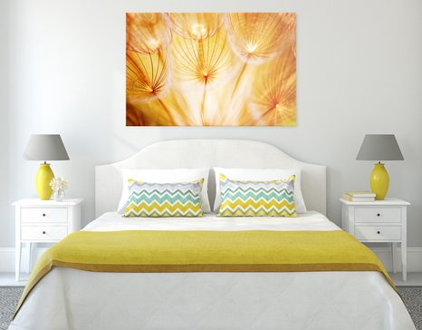 КАРТИНА НА ПЛАТНО – ГЛУХАРЧЕ В ПРЕКРАСНО ИЗПЪЛНЕНИЕ - КАРТИНИ С ЦВЕТЯ - КАРТИНИ