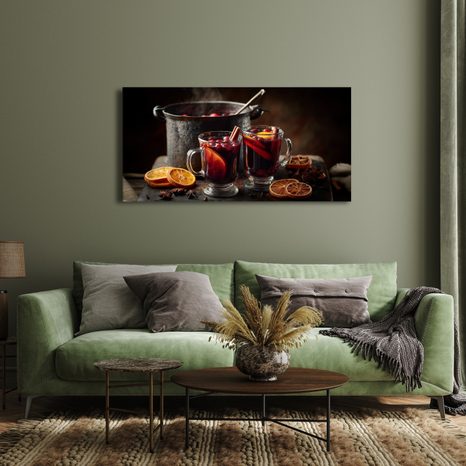 OBRAZ ZIMNÍ POHODA SE SVAŘÁKEM - VÁNOČNÍ A ZIMNÍ OBRAZY - OBRAZY