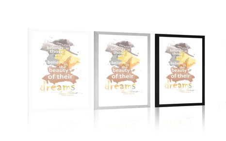 POSZTER PASZPORTUVAL ÁLOM IDÉZETEK - ELEANOR ROOSEVELT - MOTÍVUMOK A MŰHELYÜNKBŐL - POSZTEREK