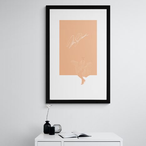 PLAKÁT S PASPARTOU MARILYN MONROE S PODPISEM - MOTIVY Z NAŠÍ DÍLNY - PLAKÁTY