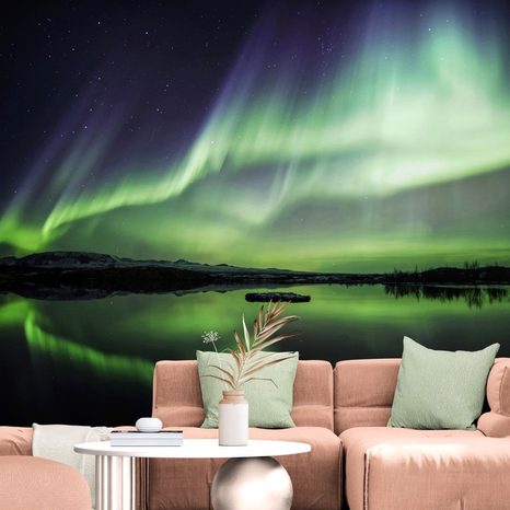 SELBSTKLEBENDE FOTOTAPETE POLARLICHT - SELBSTKLEBENDE TAPETEN - TAPETEN