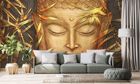 SAMOLEPÍCÍ TAPETA USMÍVAJÍCÍ SE BUDDHA - SAMOLEPÍCÍ TAPETY - TAPETY