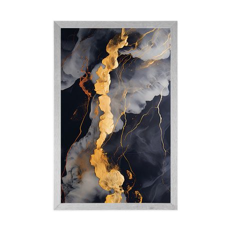 ПЛАКАТ – ЧЕРЕН МРАМОР - МРАМОРНА АБСТРАКЦИЯ - ПЛАКАТИ