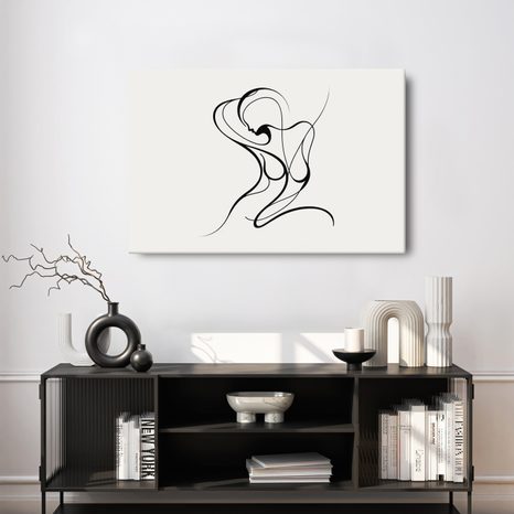 OBRAZ JEMNÁ LINIE ŽENSKÉHO TĚLA - OBRAZY ŽENY - OBRAZY
