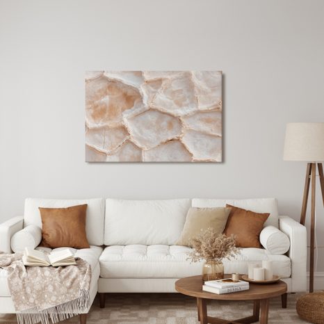 CANVASTAVLA FIN ÅDRING I BEIGE MARMOR - MARMORTAVLOR - TAVLOR