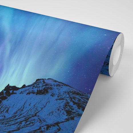 SAMOLJEPLJIVA FOTOTAPETA SJEVERNA POLARNA SVJETLOST - TAPETE - 🔥 TOTALNA RASPRODAJA
