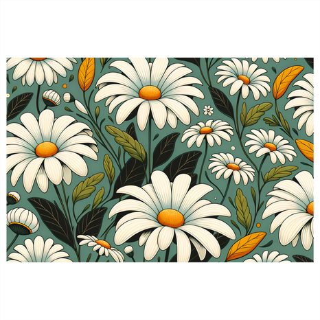 OBRAZ ROZKVETLÉ KOPRETINY - OBRAZY KVĚTŮ - OBRAZY