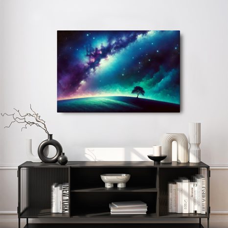 OBRAZ MAGICKÝ STROM ŽIVOTA V NOCI - OBRAZY STROMY ŽIVOTA - OBRAZY