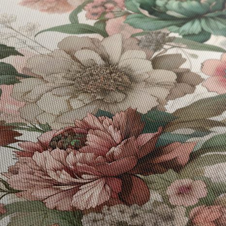 CANVAS SCHILDERIJ BLOEIENDE TUIN - SCHILDERIJEN - MEGA UITVERKOOP TOT 70% 🔥