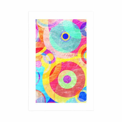 POSTER – CERCHI GRUNGE - POP ART - POSTER