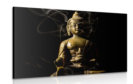 CANVAS PRINT BUDDHA STATUE - PICTURES FENG SHUI - PICTURES