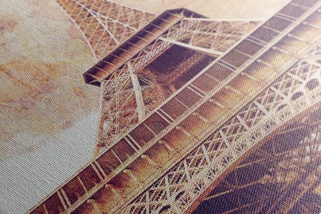 WANDBILD EIFFELTURM IN PARIS - BILDER VON STÄDTEN - BILDER