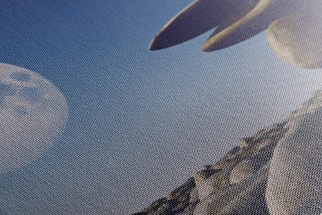 OBRAZ SKLÁDANÉ KAMENY V MĚSÍČNÍM SVĚTLE - OBRAZY FENG SHUI - OBRAZY