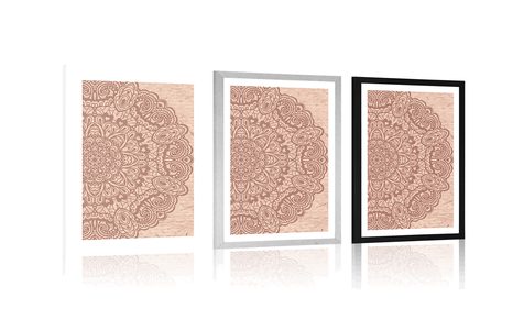 POSTER – MANDALA FLOREALE - FENG SHUI - POSTER