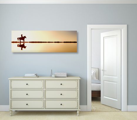 SLIKA JEZDEC NA KONJU - SLIKE ŽIVALI - SLIKE