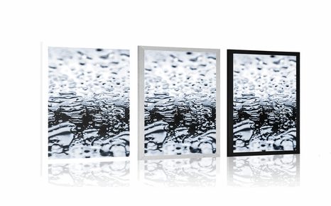 PLAKÁT TEXTURA VODY - PŘÍRODA - PLAKÁTY