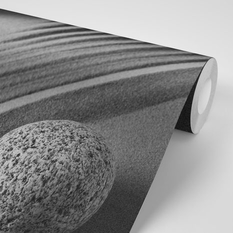 SAMOLEPÍCÍ TAPETA JIN A JANG ČERNOBÍLÉ KAMÍNKY - SAMOLEPÍCÍ TAPETY - TAPETY