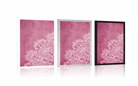 PLAGÁT PRVKY KVETINOVEJ MANDALY - FENG SHUI - PLAGÁTY