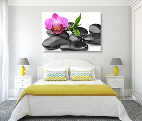 OBRAZ MASÁŽNÍ WELLNESS KAMENY - OBRAZY FENG SHUI - OBRAZY