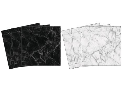 NÁLEPKY NA OBKLÁDAČKY BÍLO-ČERNÝ MRAMOR - NÁLEPKY NA OBKLÁDAČKY - NÁLEPKY