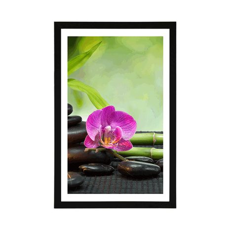 AFFICHE AVEC PASSE-PARTOUT – NATURE MORTE FENG SHUI - FENG SHUI - AFFICHES