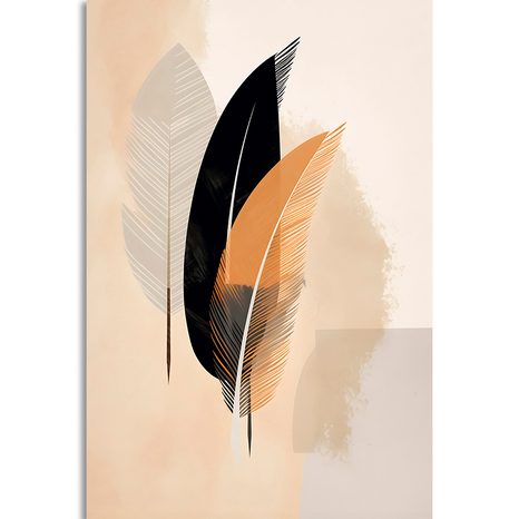 OBRAZ ABSTRAKTNÍ TVARY PEŘÍČKA - OBRAZY ABSTRAKTNÍ TVARY - OBRAZY