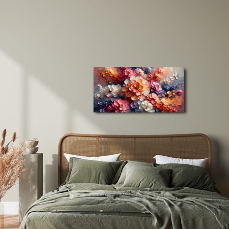 OBRAZ ŽIVÉ BARVY KVĚTIN - OBRAZY KVĚTŮ - OBRAZY