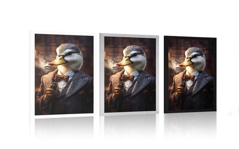 PLAGÁT ZVIERACÍ GANGSTER KÁČER - ZVIERACÍ GANGSTRI - PLAGÁTY