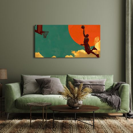 OBRAZ DYNAMICKÝ ZÁBĚR HRY - POP ART OBRAZY - OBRAZY