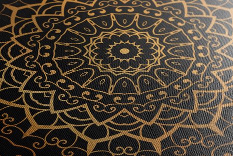 OBRAZ VINTAGE MANDALA V INDICKÉM STYLU - OBRAZY FENG SHUI - OBRAZY