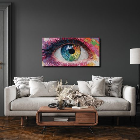 OBRAZ PALETA EMOCÍ V OKU - ABSTRAKTNÍ OBRAZY - OBRAZY