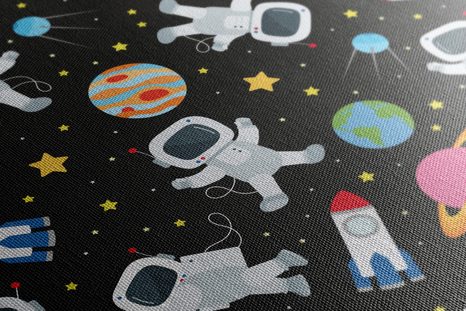 WANDBILD WELTRAUMABENTEUER - BILDER FÜR KINDER - BILDER