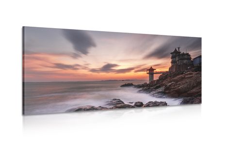 CANVAS PRINT BEAUTIFUL LANDSCAPE BY THE SEA