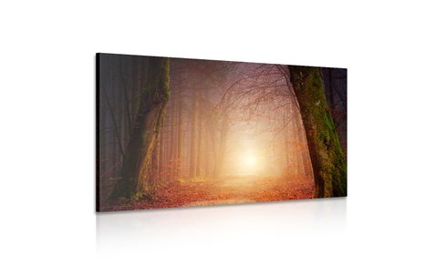 КАРТИНА НА ПЛАТНО – ГОРА В ПРИКАЗНИ ЦВЕТОВЕ - КАРТИНИ НА ПРИРОДАТА И ПЕЙЗАЖИ - КАРТИНИ