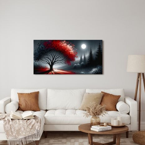 OBRAZ MAGICKÁ NOC A STROM ŽIVOTA - OBRAZY STROMY ŽIVOTA - OBRAZY