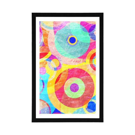 POSTER – CERCHI GRUNGE - POP ART - POSTER