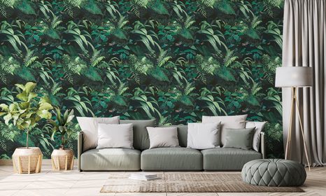 SELF ADHESIVE WALLPAPER DENSE GREEN FOREST - SELF-ADHESIVE WALLPAPERS - WALLPAPERS