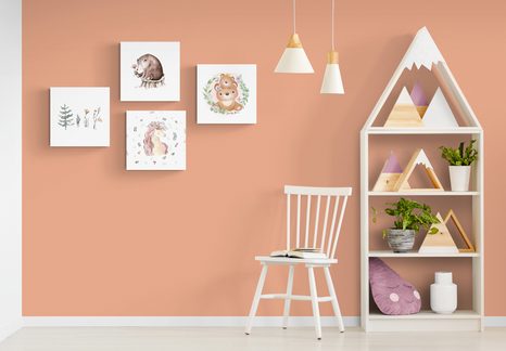 SET OBRAZOV ZVIERATKÁ V JEMNÝCH TÓNOCH - ZOSTAVY OBRAZOV - OBRAZY