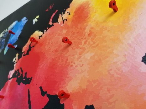 PŘIPÍNÁČKY OZNAČUJÍCÍ MÍSTO (10 KS) - PŘIPÍNÁČKY - OBRAZY