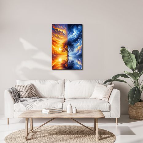 OBRAZ STROM ŽIVOTA MEZI DNEM A NOCÍ - OBRAZY STROMY ŽIVOTA - OBRAZY