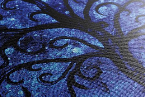 ΕΙΚΌΝΑ ΔΈΝΤΡΟ ΤΗΣ ΖΩΉΣ ΣΕ ΜΠΛΕ ΦΌΝΤΟ - OBRAZY STROMY ŽIVOTA - ΠΊΝΑΚΕΣ