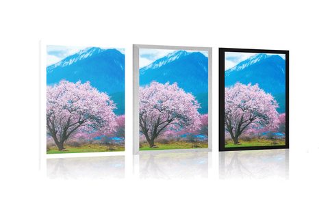 PLAKÁT KOUZELNÝ JAPONSKÝ STROM - PŘÍRODA - PLAKÁTY