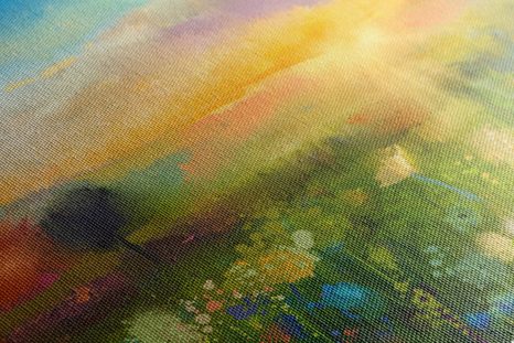 KÉP RÉTI VIRÁGOK OLAJFESTMÉNY - TERMÉSZET- ÉS TÁJKÉPEK - KÉPEK